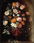Jan Van Kessel A still life with tulips oil